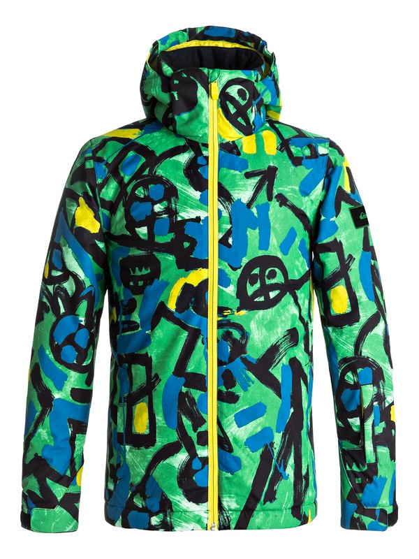 quiksilver, Mission - Giacca da snowboard, ARKAID GREEN (gnk6) 0 Mission - Giacca da snowboard Green EQBTJ03061 Quiksilver