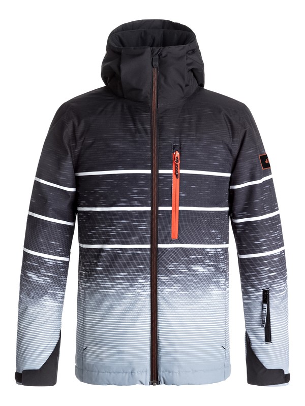 quiksilver, Mission Engineered - Snow Jacke für Jungen 8-16, BLACK BLUR LIGHTS (kvj7) 0 Mission Engineered - Snow Jacke für Jungen 8-16 Schwarz EQBTJ03062 Quiksilver