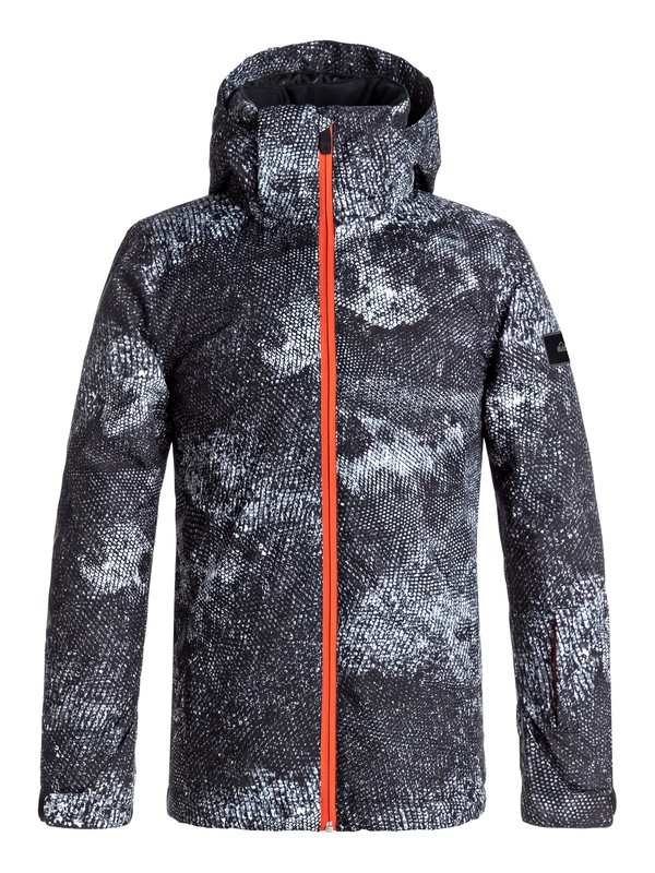 quiksilver, TR Mission - Snow Jacket, MARINE IGUANA BW (wbk9) 0 TR Mission - Snow Jacket White EQBTJ03063 Quiksilver