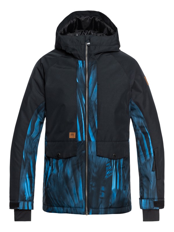 quiksilver, TR Ambition - Parka Snow Jacket for Boys 8-16, DAPHNE BLUE_STELLAR (bqc4) 0 TR Ambition - Parka Snow Jacket for Boys 8-16 Blue EQBTJ03074 Quiksilver