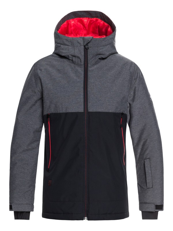 quiksilver, Boy's 8-16 Sierra Snow Jacket, BLACK (kvj0) 0 Boy's 8-16 Sierra Snow Jacket Black EQBTJ03076 Quiksilver