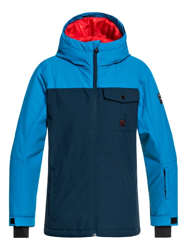 quiksilver, Mission - Snow Jacket for Boys 8-16, DRESS BLUES (btk0) 0 Mission - Snow Jacket for Boys 8-16 Blue EQBTJ03078 Quiksilver