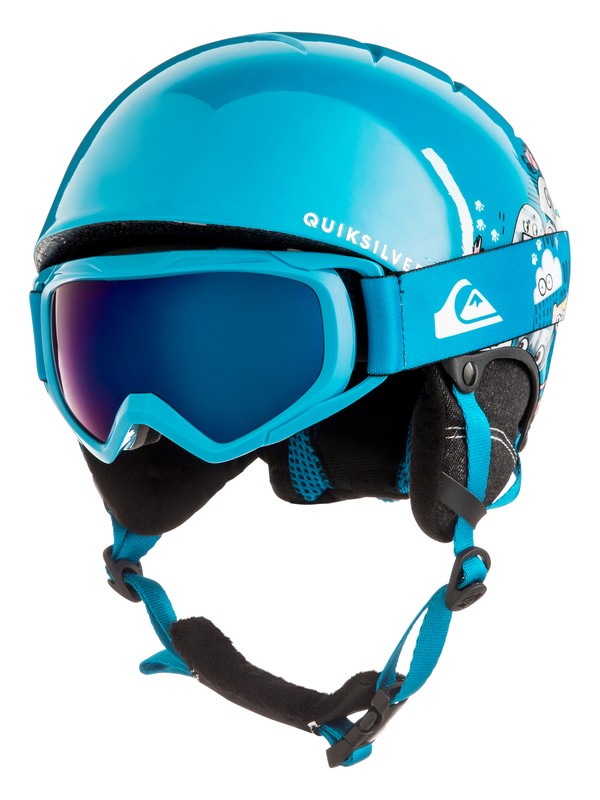 quiksilver, The Game Pack Casco de snowboard, DAPHNE BLUE_ANIMAL PARTY (bqc1) 0 The Game Pack Casco de snowboard Azul EQBTL03001 Quiksilver