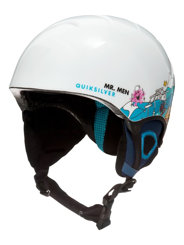 quiksilver, The Game Mr Men - Casque de snowboard/ski pour Garçon 8-16 ans, MR MEN FUN TIMES (wbk6) 0 The Game Mr Men - Casque de snowboard/ski pour Garçon 8-16 ans Blanc EQBTL03007 Quiksilver
