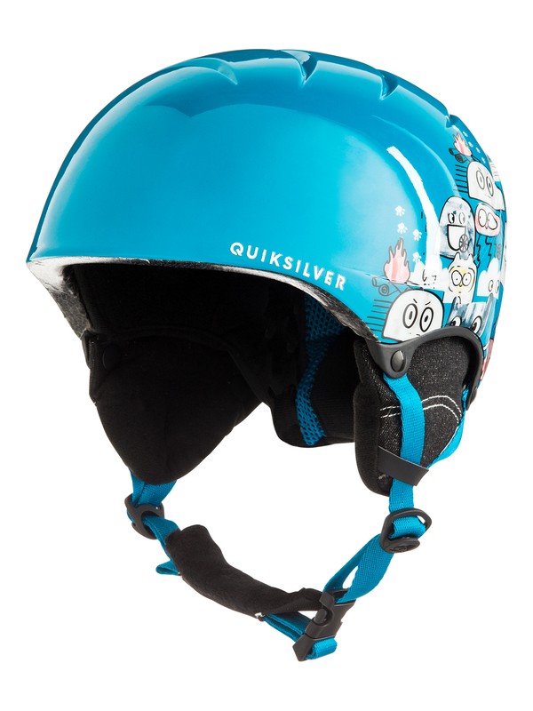 quiksilver, The Game - Casque de snowboard/ski pour Garçon 8-16 ans, DAPHNE BLUE_ANIMAL PARTY (bqc1) 0 The Game - Casque de snowboard/ski pour Garçon 8-16 ans Bleu EQBTL03011 Quiksilver