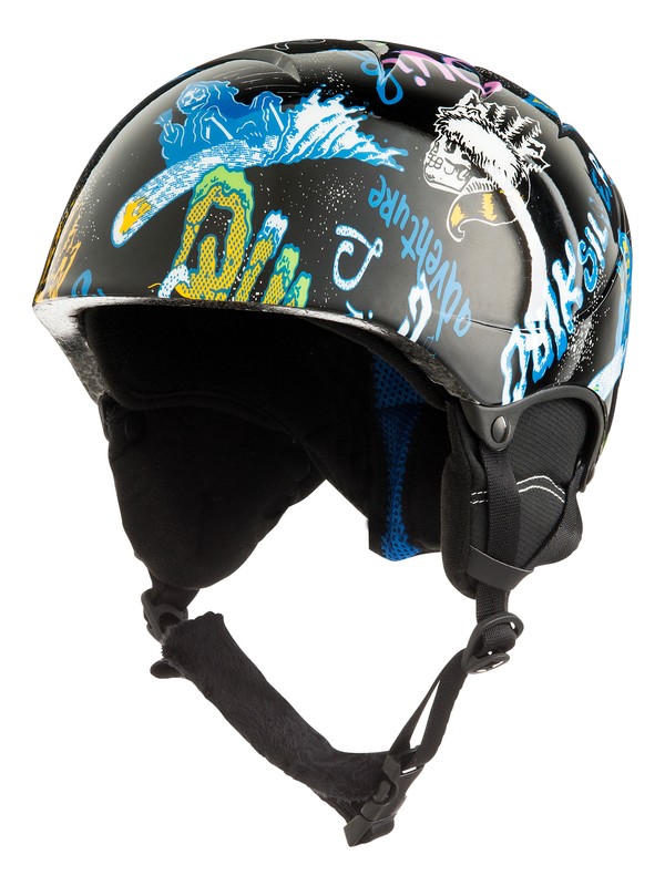 quiksilver, The Game - Casque de snowboard/ski pour Garçon 8-16 ans, BLACK_A NIGHT AT THE MOUNTAIN (kvj1) 0 The Game - Casque de snowboard/ski pour Garçon 8-16 ans Noir EQBTL03011 Quiksilver