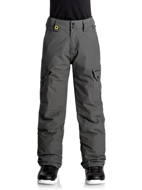 quiksilver, Porter - Pantalon de snow, DARK SHADOW (krp0) 0 Porter - Pantalon de snow Noir EQBTP03012 Quiksilver