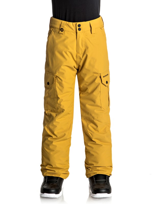 quiksilver, Porter - Pantalon de snow, MUSTARD GOLD (ylm0) 0 Porter - Pantalon de snow Jaune EQBTP03012 Quiksilver