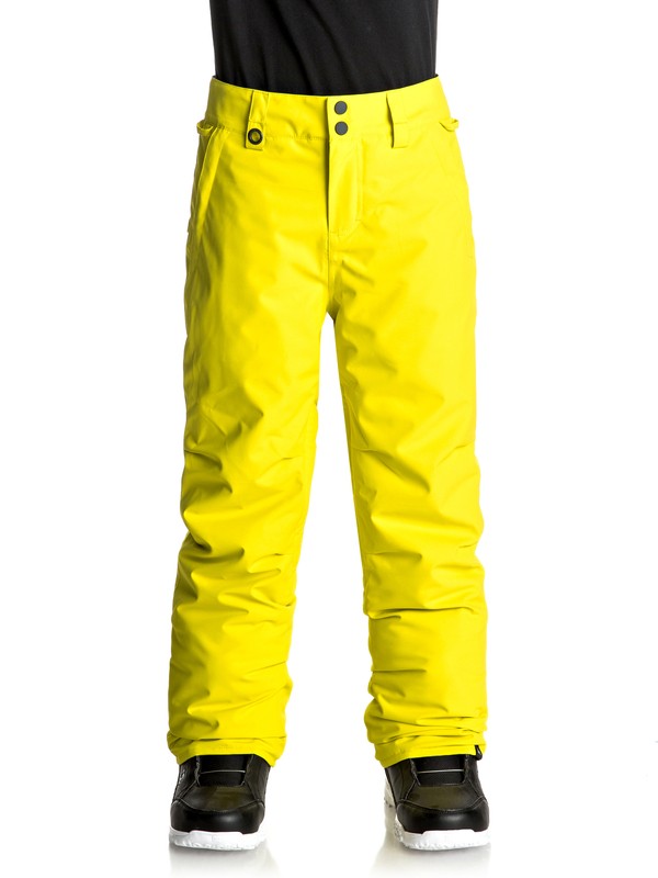 quiksilver, Boy's 8-16 Estate Snow Pants, SULPHUR SPRING (ggp0) 0 Boy's 8-16 Estate Snow Pants Green EQBTP03013 Quiksilver