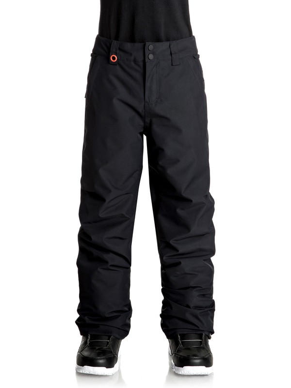 quiksilver, Boy's 8-16 Estate Snow Pants, BLACK (kvj0) 0 Boy's 8-16 Estate Snow Pants Black EQBTP03013 Quiksilver