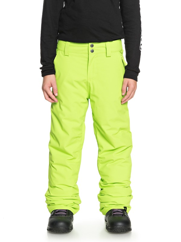 quiksilver, Сноубордические штаны Estate, LIME GREEN (gkc0) 0 Сноубордические штаны Estate Зеленый EQBTP03018 Quiksilver