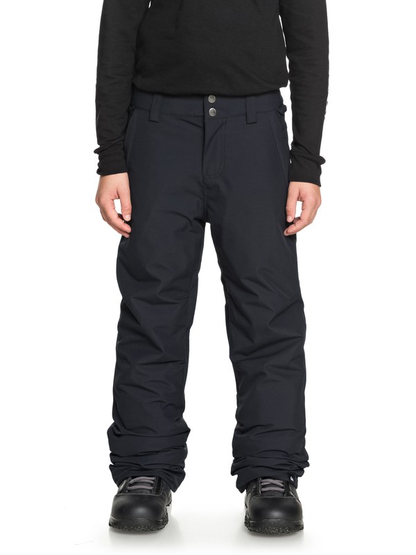 quiksilver, Boy's 8-16 Estate Snow Pants, BLACK (kvj0) 0 Boy's 8-16 Estate Snow Pants Black EQBTP03018 Quiksilver