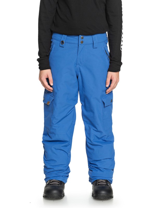 quiksilver, Boy's 8-16 Porter Snow Pants, DAPHNE BLUE (bqc0) 0 Boy's 8-16 Porter Snow Pants Blue EQBTP03022 Quiksilver