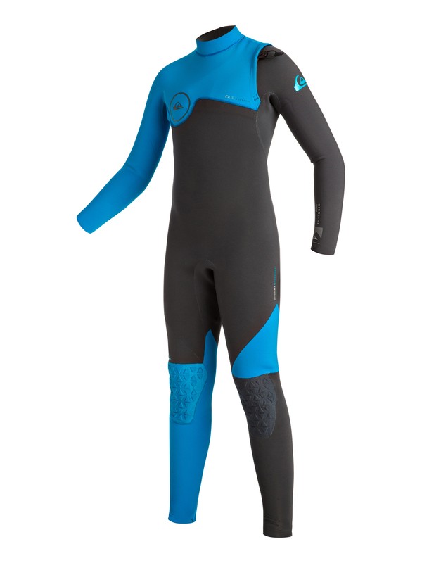 quiksilver, Highline Zipperless 3/2mm - Zipperless Full Wetsuit, GRAPHITE/ CYAN (xkkb) 0 Highline Zipperless 3/2mm - Zipperless Full Wetsuit Black EQBW103004 Quiksilver