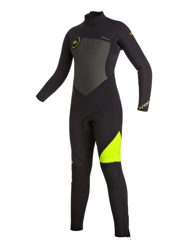 Syncro 5/4/3mm - Back Zip Full Wetsuit EQBW103009 0 Syncro 5/4/3mm - Back Zip Full Wetsuit EQBW103009 Quiksilver