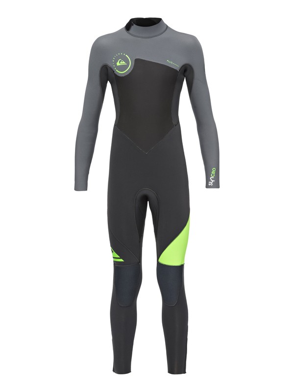 quiksilver, Syncro 3/2mm - Back Zip Full Wetsuit, SAFTEY YELLOW (ggp0) 0 Syncro 3/2mm - Back Zip Full Wetsuit Green EQBW103013 Quiksilver