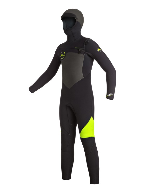 Syncro 5/4/3mm - Chest Zip Hooded Full Wetsuit EQBW203000 0 Syncro 5/4/3mm - Chest Zip Hooded Full Wetsuit EQBW203000 Quiksilver