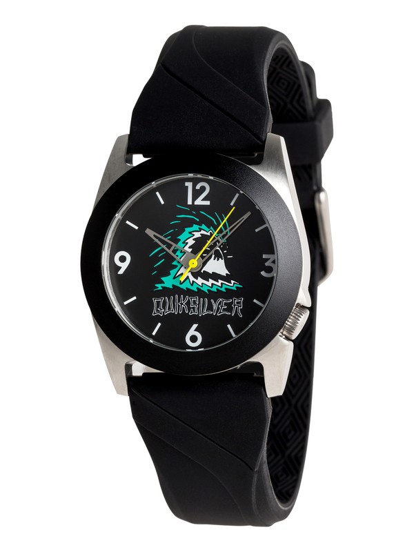 quiksilver, Fiction - Reloj Analógico, SILVER/ WHITE/ BLACK (xswk) 0 Fiction - Reloj Analógico Gris EQBWA03001 Quiksilver