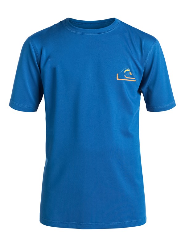 quiksilver, Boys 8-16 New Wave Rashguard, TURKISH SEA (bqs0) 0 Boys 8-16 New Wave Rashguard EQBWR03011 Quiksilver