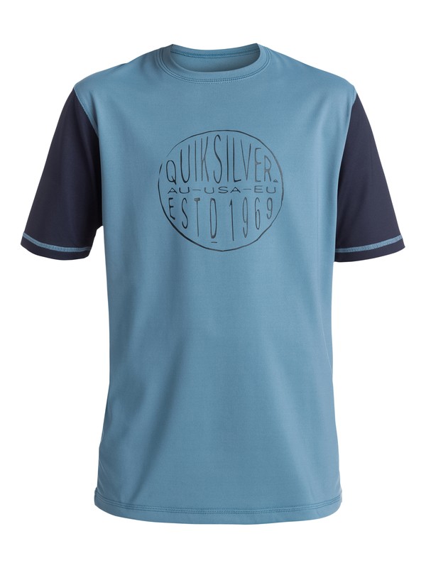 quiksilver, Last Call - Lycra à manches courtes, CAPTAINS BLUE (bme0) 0 Last Call - Lycra à manches courtes EQBWR03021 Quiksilver