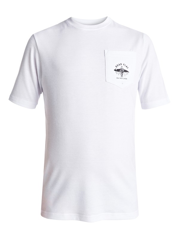 quiksilver, Bubble Amphibian - Short Sleeve Rash Vest for Boys 8-16, WHITE (wbb0) 0 Bubble Amphibian - Short Sleeve Rash Vest for Boys 8-16 White EQBWR03043 Quiksilver