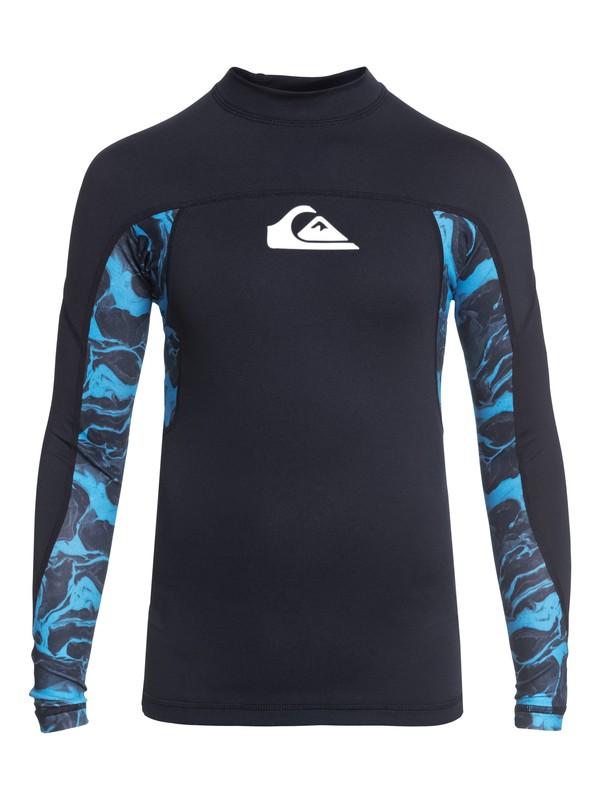quiksilver, Slashs - Lycra manches longues UPF 50 pour Garçon 8-16 ans, NAVY BLAZER (byj0) 0 Slashs - Lycra manches longues UPF 50 pour Garçon 8-16 ans Bleu EQBWR03044 Quiksilver