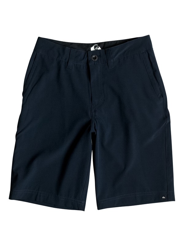 quiksilver, Boy's 8-16 Solid 19" Amphibian Shorts, NAVY BLAZER (byj0) 0 Boy's 8-16 Solid 19" Amphibian Shorts EQBWS03132 Quiksilver