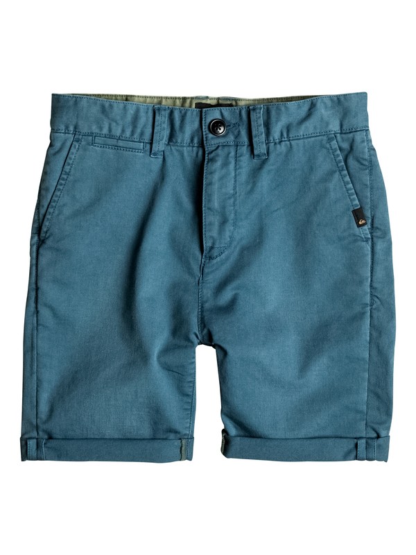 quiksilver, Шорты чинос Krandy, INDIAN TEAL (bqk0) 0 Шорты чинос Krandy Синий EQBWS03161 Quiksilver