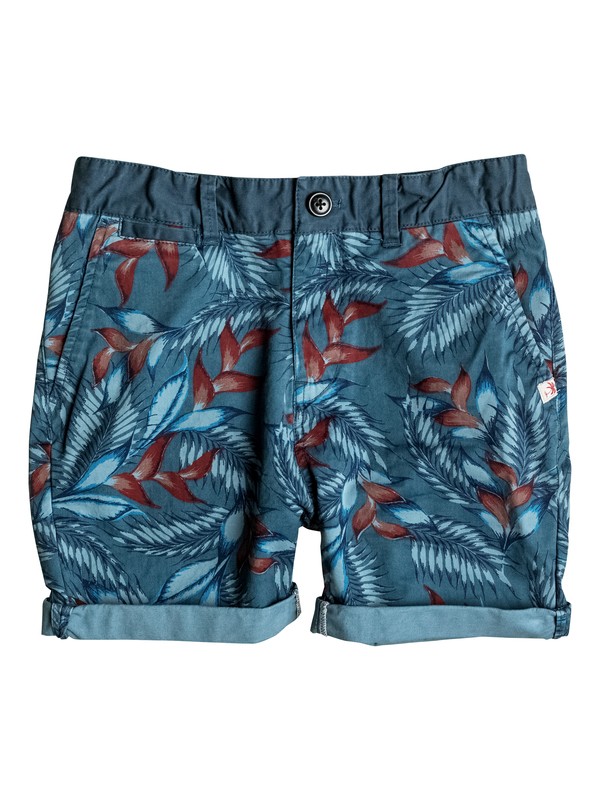 quiksilver, Paradise Point - Chino Shorts, INDIAN TEAL (bqk0) 0 Paradise Point - Chino Shorts Blau EQBWS03166 Quiksilver