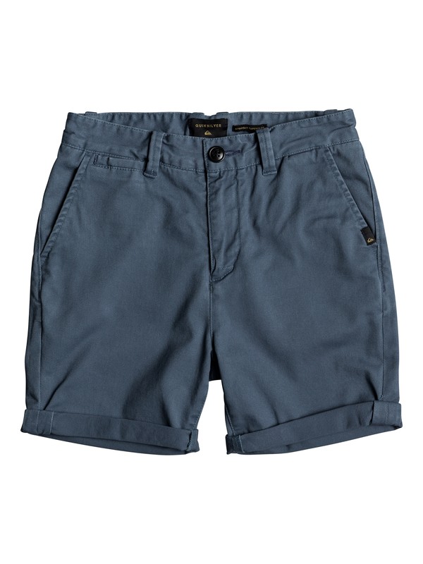 quiksilver, Krandy - Short en sergé pour Garçon 8-16 ans, REAL TEAL (bpr0) 0 Krandy - Short en sergé pour Garçon 8-16 ans Bleu EQBWS03221 Quiksilver