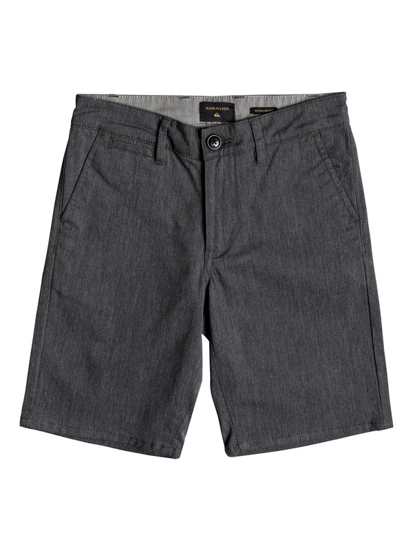 quiksilver, New Everyday Union 17" Chino Shorts, DARK GREY HEATHER (ktfh) 0 New Everyday Union 17" Chino Shorts Negro EQBWS03223 Quiksilver