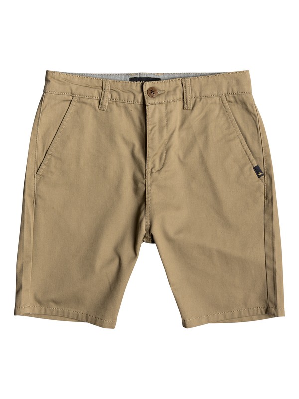 quiksilver, Boy's 8-16 New Everyday Union 17" Chino Shorts, ELMWOOD (tmp0) 0 Boy's 8-16 New Everyday Union 17" Chino Shorts Beige EQBWS03223 Quiksilver