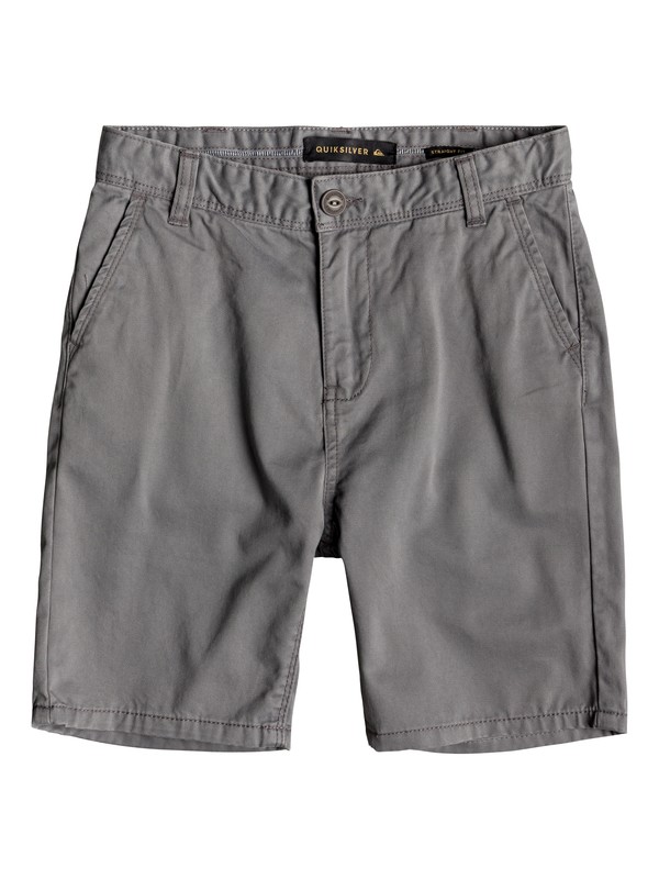 quiksilver, Boy's 8-16 Everyday Chino Shorts, QUIET SHADE (kze0) 0 Boy's 8-16 Everyday Chino Shorts Black EQBWS03225 Quiksilver