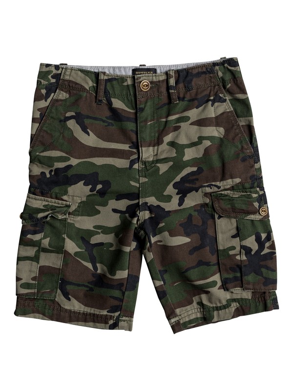 quiksilver, Boy's 8-16 Crucial Battle 18" Cargo Shorts, CAMO PRINT CRUCIAL BATTLE (gpb6) 0 Boy's 8-16 Crucial Battle 18" Cargo Shorts Green EQBWS03226 Quiksilver