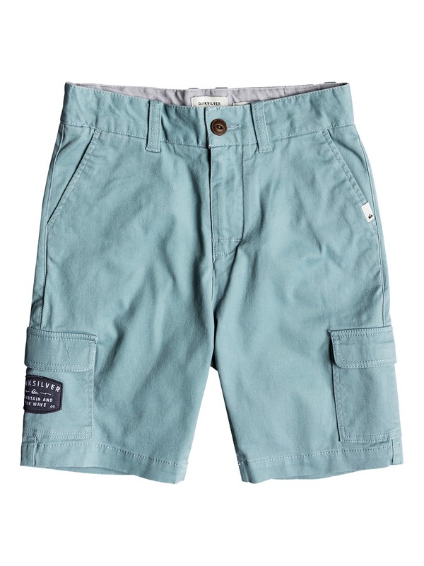 quiksilver, Kapatenga - Short cargo pour Garçon 8-16 ans, TRELLIS (bkw0) 0 Kapatenga - Short cargo pour Garçon 8-16 ans Bleu EQBWS03227 Quiksilver