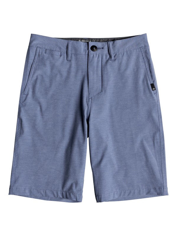 quiksilver, Boy's 8-16 Union Heather 19" Amphibian Boardshorts, BIJOU BLUE (bng0) 0 Boy's 8-16 Union Heather 19" Amphibian Boardshorts Blue EQBWS03232 Quiksilver