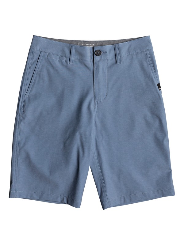 quiksilver, Boy's 8-16 Union Heather 19" Amphibian Boardshorts, REAL TEAL (bpr0) 0 Boy's 8-16 Union Heather 19" Amphibian Boardshorts Blue EQBWS03232 Quiksilver