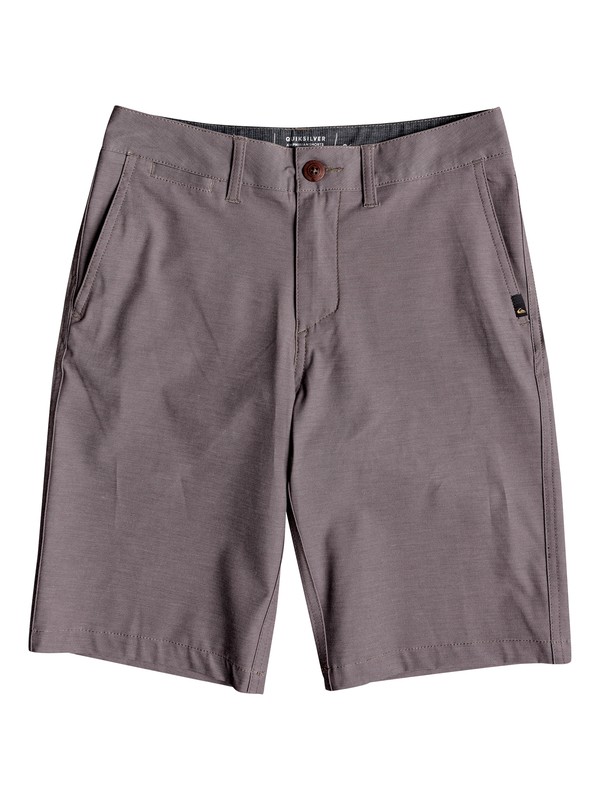 quiksilver, Boy's 8-16 Union Heather 19" Amphibian Boardshorts, FALCON (szg0) 0 Boy's 8-16 Union Heather 19" Amphibian Boardshorts Grey EQBWS03232 Quiksilver