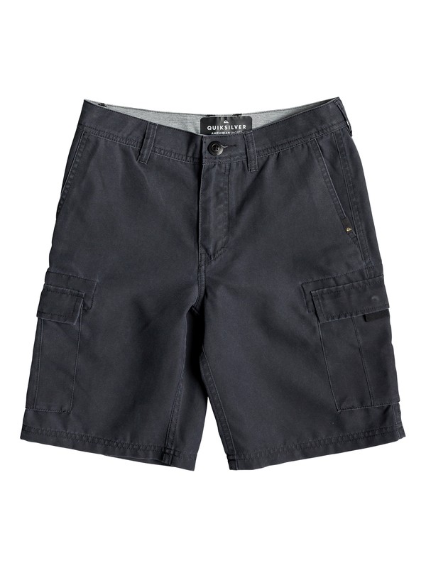 quiksilver, Boy's 8-16 Rogue Surfwash 18" Amphibian Boardshorts, BLACK (kvj0) 0 Boy's 8-16 Rogue Surfwash 18" Amphibian Boardshorts Black EQBWS03284 Quiksilver