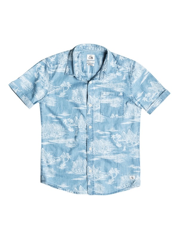 quiksilver, Pyramid Point - Chemise manches courtes, PYRAMID POINT FLINSTONE (sna8) 0 Pyramid Point - Chemise manches courtes EQBWT03068 Quiksilver