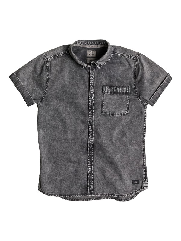 quiksilver, The Clackton - Chemise manches courtes, STEEPLE GRAY (smc0) 0 The Clackton - Chemise manches courtes EQBWT03087 Quiksilver