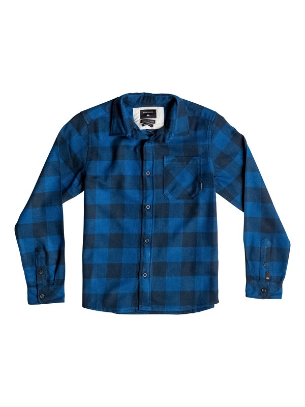 quiksilver, Motherfly Flannel - Chemise à manches longues, MOTHERFLY NAVY BLAZER (byj1) 0 Motherfly Flannel - Chemise à manches longues EQBWT03109 Quiksilver
