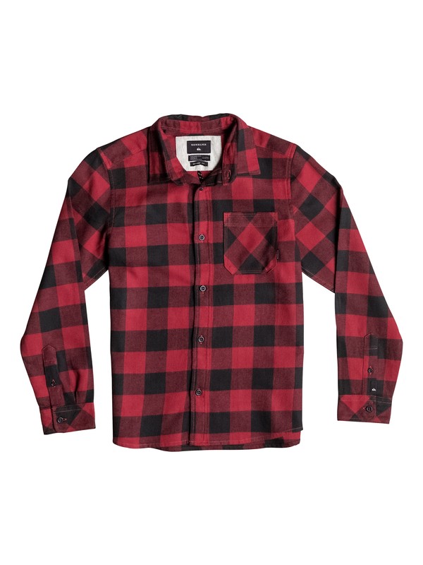 Motherfly Flannel - Long Sleeve Shirt EQBWT03109 0 Boy's 8-16 Motherfly Flannel Long Sleeve Shirt EQBWT03109 Quiksilver