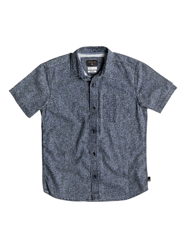 quiksilver, Boy's 8-16 Bad Channel Short Sleeve Shirt, BAD CHANNEL NIGHTSHADOW (bpt6) 0 Boy's 8-16 Bad Channel Short Sleeve Shirt EQBWT03117 Quiksilver