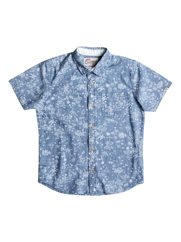 quiksilver, Bloom Field Diver - Chemise à manches courtes, INDIGO PYRAMID (bnd6) 0 Bloom Field Diver - Chemise à manches courtes EQBWT03154 Quiksilver