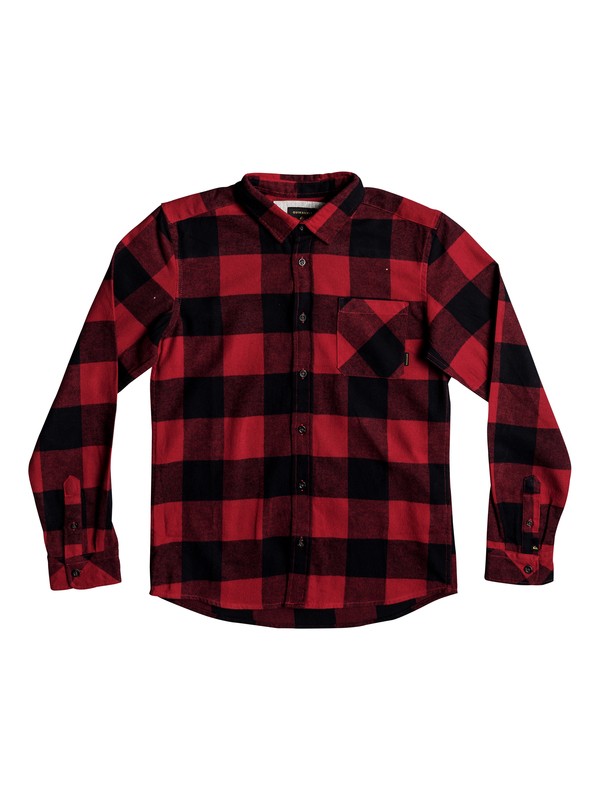 quiksilver, Motherfly - Chemise à manches longues, CHILI PEPPER MOTHERFLY (rrd1) 0 Motherfly - Chemise à manches longues Rouge EQBWT03161 Quiksilver