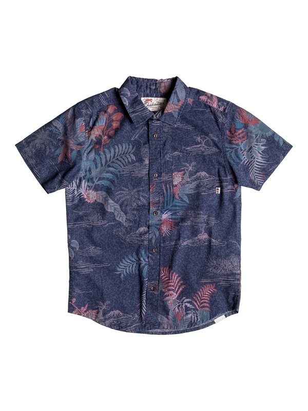 quiksilver, Channels Bruz - Chemise à manches longues, NAVY BLAZER CHANNELS BRUZ (byj6) 0 Channels Bruz - Chemise à manches longues Bleu EQBWT03168 Quiksilver