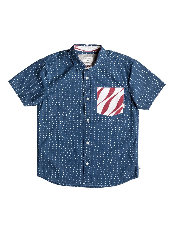NEW MERICA SS YOUTH EQBWT03174 0 Boy's 8-16 New Merica Short Sleeve Shirt EQBWT03174 Quiksilver