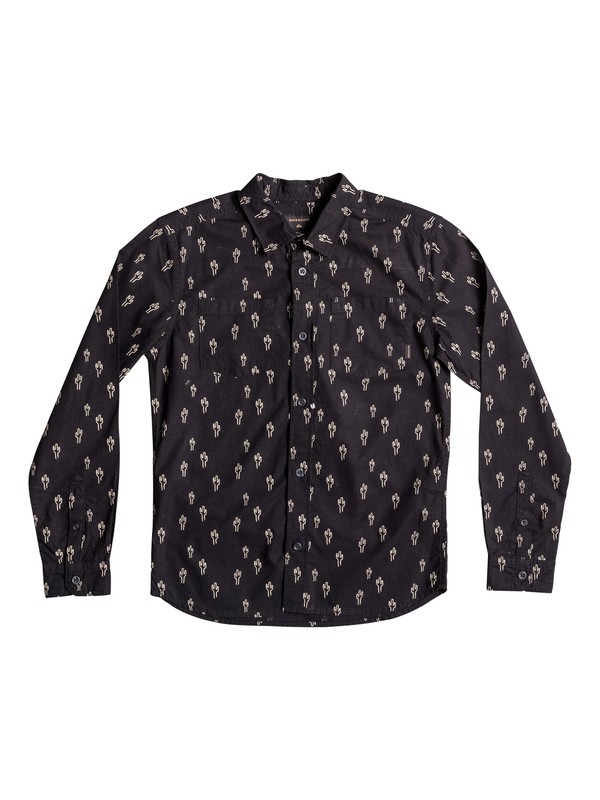 quiksilver, Okpo - Chemise à manches longues, BLACK (kvj0) 0 Okpo - Chemise à manches longues Noir EQBWT03180 Quiksilver
