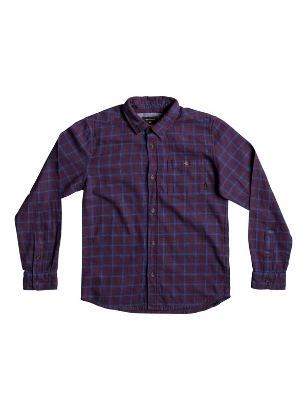 quiksilver, Phaser Setting - Chemise à manches longues pour Garçon 8-16 ans, POMEGRANITE PHASER SETTING (rzg1) 0 Phaser Setting - Chemise à manches longues pour Garçon 8-16 ans Rouge EQBWT03186 Quiksilver